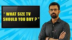What Size TV Should I Get or Buy for My Room | TV Viewing Distance for 50 55 60 65 70 Inch