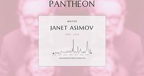 Janet Asimov Biography - American author, psychiatrist, psychoanalyst (1926–2019)