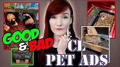 Poorly Caged Animals! | Craigslist Pet Ads | Munchie's Place