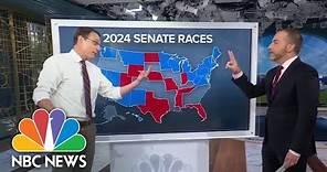 Steve Kornacki and Chuck Todd give an early look at the 2024 Senate map