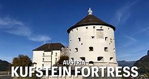 Kufstein Fortress, Beautiful Landmark in Tyrol, Austria.