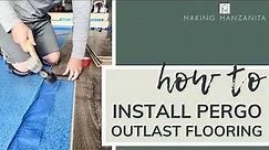How To Install Pergo Outlast Flooring | DIY Laminate Floor Installation for Beginners!