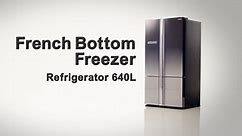 Hitachi's New 4-door French Bottom Freezer