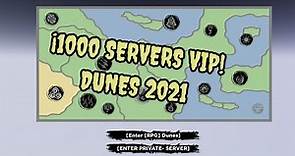 "1000 Servidores VIP Dunes" | Private Server Codes | Shindo Life 2