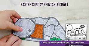 Printable Easter Craft for Kids: The Empty Tomb