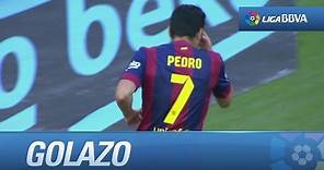 Golazo de chilena de Pedro (2-0) en el FC Barcelona - Real Sociedad