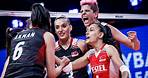 全场回放：2021世界女排联赛三、四名决赛 日本女排0-3土耳其女排