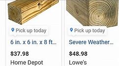 Big drop on Lumber!! P.T. lumber down 25%, Home Depot vs Lowe's