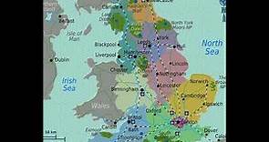 map of England