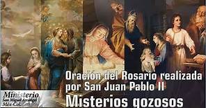 Rosario San Juan Pablo II misterios Gozosos