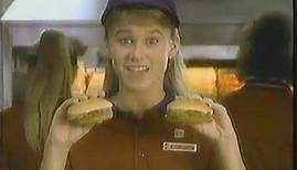 Christine Taylor in 1987 Burger King Commercial
