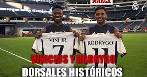 Vinicius (7) y Rodrygo (11), sobre sus nuevos dorsales: "Mucho orgullo y mucha historia" I MARCA