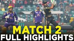 Full Highlights | Quetta Gladiators vs Peshawar Zalmi | Match 2 | HBL PSL 9 | M2A1A