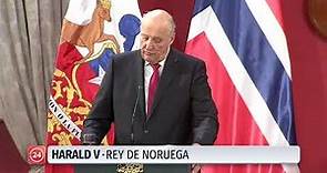 Rey de Noruega: "Chile es un aliado para enfrentar los retos del mundo" | 24 Horas TVN Chile