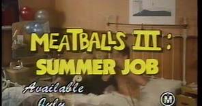 Meatballs III: Summer Job (1986) Trailer