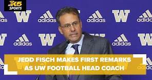 Jedd Fisch explains excitement around taking over as UW head football coach