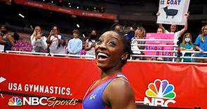 Simone Biles COMMANDS U.S. Olympic Trials on Day 1 with dominating performance | NBC Sports
