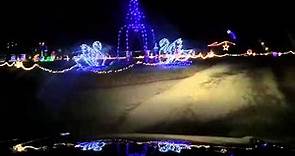 Christmas Light Display Frankfort Indiana TPA Park 2015