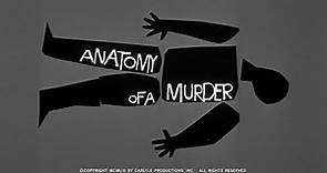 "Anatomia de un Asesinato" [1958] Título de Crédito de la película