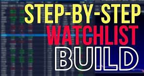 How To Make A Penny Stock Watchlist (Step-By-Step)