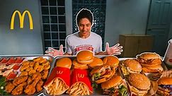 INSANE McDonald's Full Menu Challenge! Massive McDonald's Singapore Menu Mukbang!