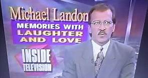 Michael Landon Jr. on his tribute to his Dad - Entertainment Tonight - August 1991
