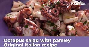 OCTOPUS SALAD WITH PARSLEY - Italian recipe