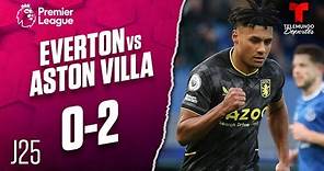 Highlights & Goals: Everton vs. Aston Villa 0-2 | Premier League | Telemundo Deportes