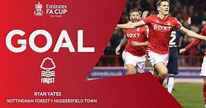 GOAL | Ryan Yates | Nottingham Forest v Huddersfield Town | Fifth Round | Emirates FA Cup 21-22