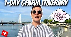 GENEVA SWITZERLAND 1-DAY ITINERARY| A Local's Guide on the perfect day in Geneva | Travel Guide 2023