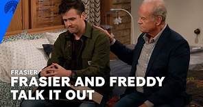 Frasier | Frasier And Freddy Talk It Out (S1, E1) | Paramount+