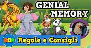 GENIAL MEMORY | Gioco di Memoria per Bambini con Tessere Animali | Tutorial 91 Come si gioca
