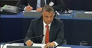 Viktor Orban angry at EU's criticism of Hungary's democratic values