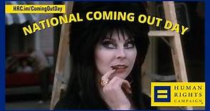 HRC Celebrates Elvira’ Star Cassandra Peterson this National Coming Out Day
