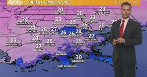 WWL Louisiana: Severe Weather update – Tuesday 10:30AM