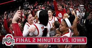 Iowa at Ohio State | Final Two Minutes Plus OT | Ohio State Women's Basketball