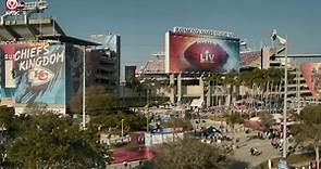 Live look at Raymond James Stadium in Tampa
