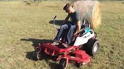 Demo of our pre-owned White Outdoor Zero Turn Mower for sale