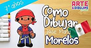 Como dibujar a Jose María Morelos | Independencia de México | Arte y Dibujos para Niños