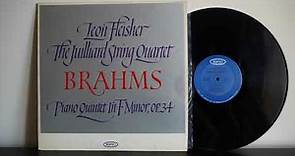 Brahms, The Juilliard String Quartet, Leon Fleisher ‎– Piano Quintet In F Minor, OP 34