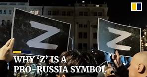 What does the letter ‘Z’ stand for among pro-war Russians since the Kremlin invasion of Ukraine?