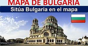 Mapa de Bulgaria. Capital de Bulgaria