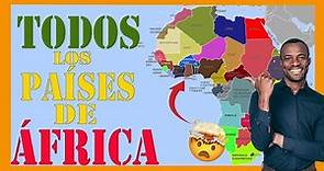 ✅✅✅PAÍSES y capitales de ÁFRICA - MAPA político de ÁFRICA