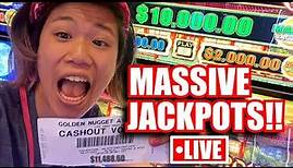 🔴LIVE!!🔴WINNING MASSIVE JACKPOTS in Atlantic City with The Big Jackpot!!! @ Golden Nugget Casino