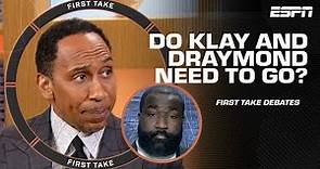 Stephen A. is OVER Golden State and Perk says Klay and Draymond 'HAVE TO GO!' | First Take
