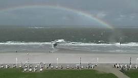 Regenbogen am Strand von Norderney