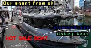 25ft Deep v aluminum fishing boats for sale to england agent