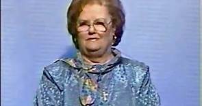 Doris Tate on To Tell The Truth ( 1991 )