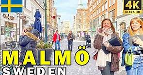 MALMÖ 🇸🇪 Sweden. City walking tour in Malmö, Sweden | 4K HDR 60fps