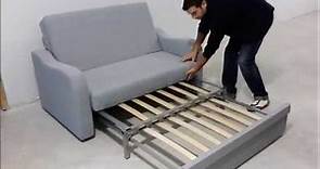 Sofá cama 2 plazas, ideal para pequeños espacios